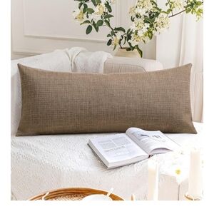 OTOSTAR Linen Throw Pillow Cover Set of 1 Decor